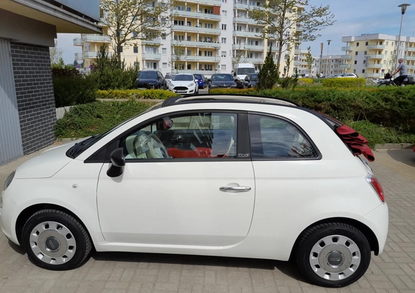 Fiat 500 cena 19900 przebieg: 165730, rok produkcji 2010 z Tykocin małe 352